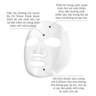 Mặt Nạ Giấy Dưỡng Da Some By Mi Sheet Mask 25ml