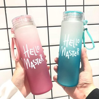 Bình Nước Thủy Tinh Hello Master 420ml