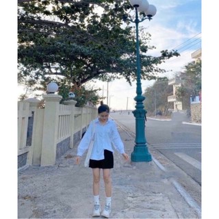 ÁO SƠ MI TRẮNG TAY BÈO