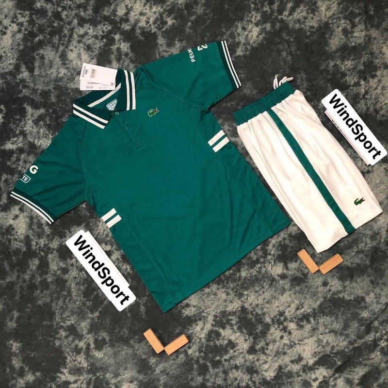 Bộ thể thao nam có cổ cá sấu 4 màu logo thêu chất liệu mát free ship | BigBuy360 - bigbuy360.vn