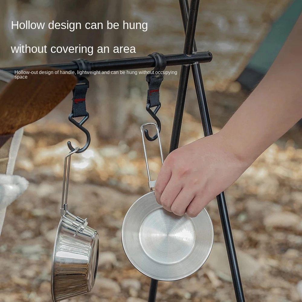 Bộ Tô Nấu Ăn Gọn Nhẹ Có Thể Gấp Gọn Tiện Dụng Mang Theo Du Lịch Cắm Trại