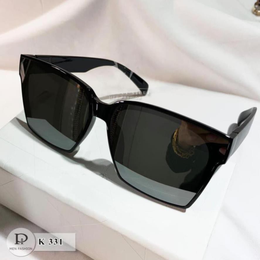 Kính Mát Nam Gọng Vuông Kim Loại - Kính Râm Nam Nữ Cao Cấp Tặng Hộp K301 trangmoon106