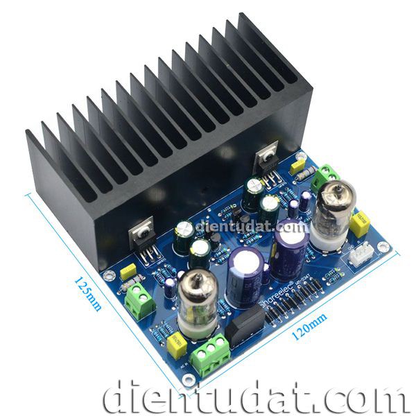 KIT DIY Mạch Khuếch Đại 2 Đèn 6J1 2x25W - LM1875 - Tự Ráp