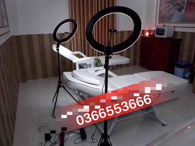 Đèn Livestream 33cm Full Bộ, Hỗ Trợ Bán Hàng, Make Up, Nối Mi