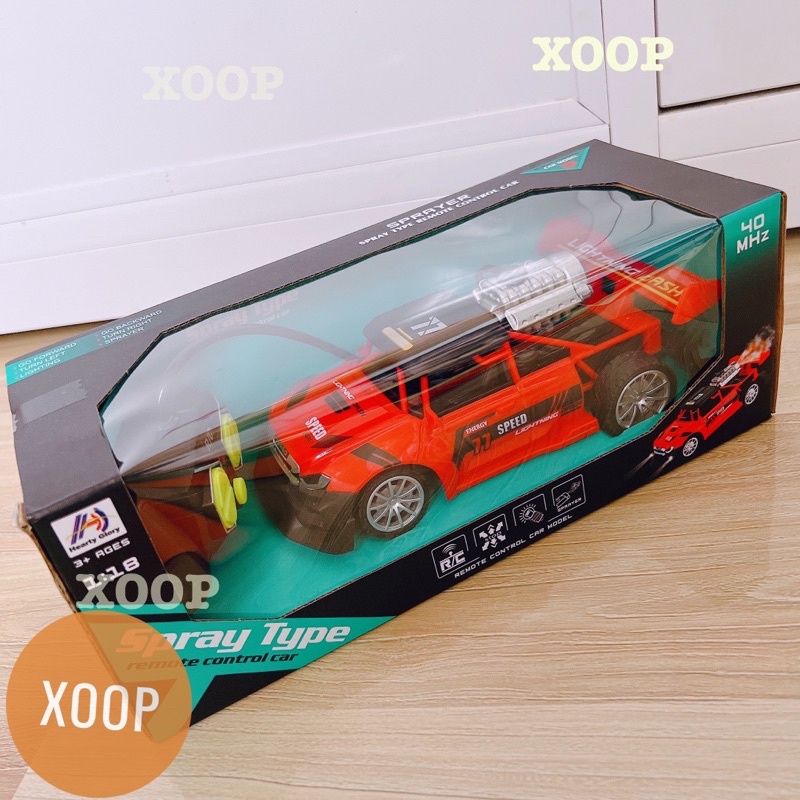 Đồ chơi ! Xe khiển 77 phun khói,4 chiều cho bé mã 338-18