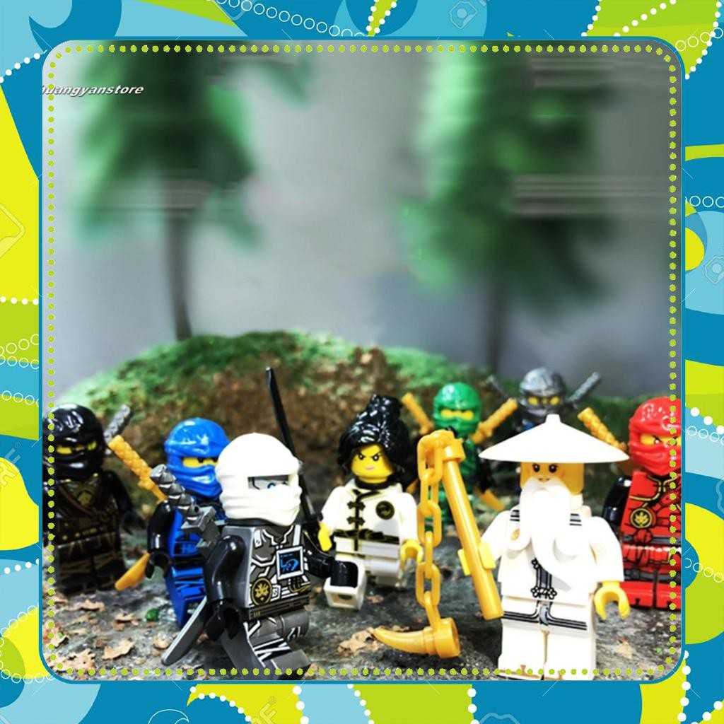 [Đồ Chơi Giá Rẻ] Set 8 bộ mô hình đồ chơi lego Ninjago vui nhộn cho bé