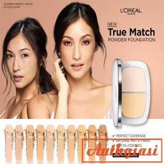 Phấn phủ siêu mỏng mịn LOreal True Match Powder Foundation Even Perfecting L'Oreal SPF32 PA+++