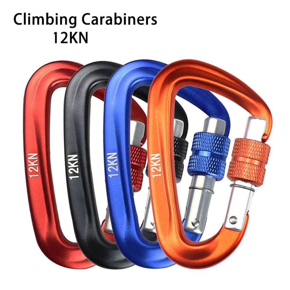 IVORY Móc Khóa Carabiner Hình Chữ D 12KN Tiện Dụng Khi Leo Núi