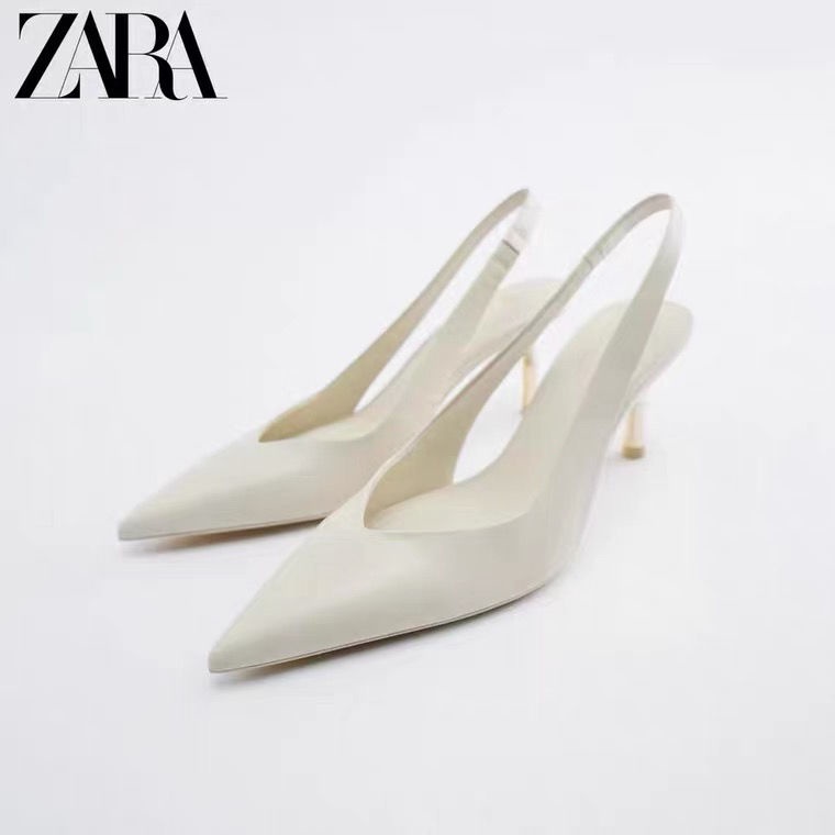 Giày Cao Gót Zara Mũi Nhọn Gót Cao 2022 Thời Trang Mùa Hè Cho Nữ