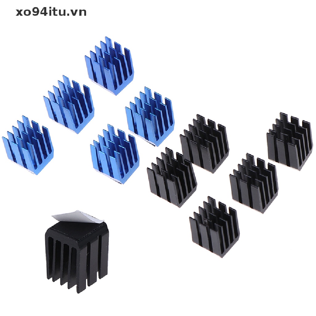 Set 5 Miếng Nhôm Tản Nhiệt 9x9 X 12mm Cho Ram | BigBuy360 - bigbuy360.vn