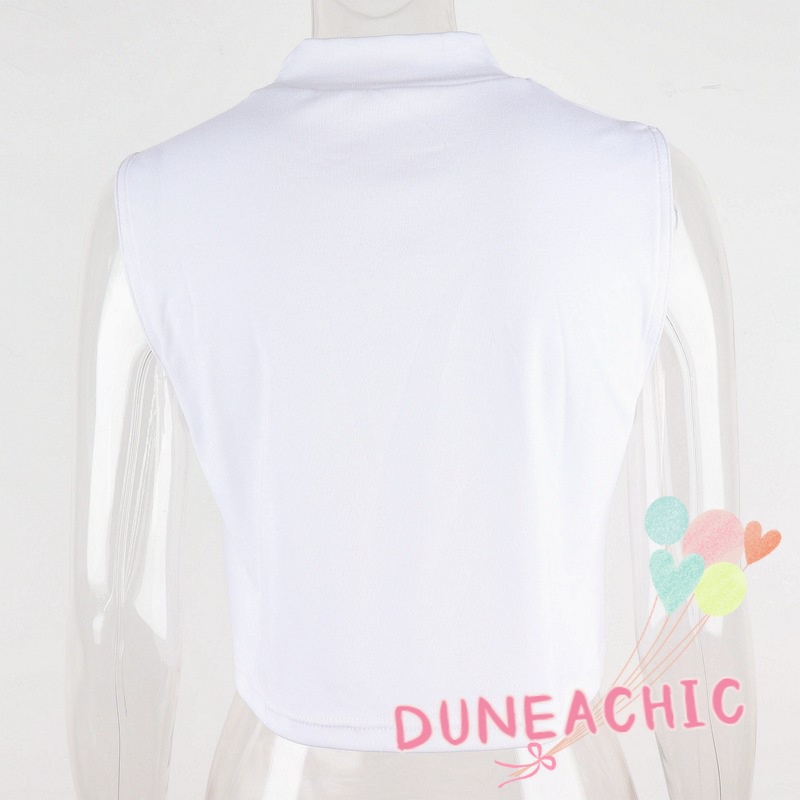 Áo Tank Top Cổ Cao Màu Trơn Thời Trang Dành Cho Nữ