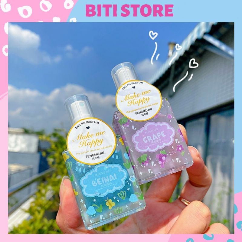 🍓Nước Hoa Make Me Happy 20ml [NỘI ĐỊA TRUNG] Hương Trái Cây Ngọt Ngào BiTi NH572