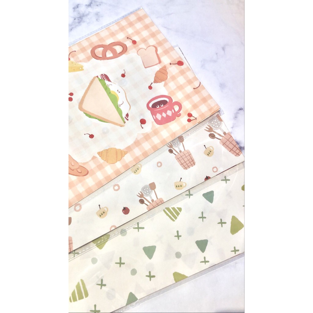 Set 4 tấm Wrapping Paper (S)