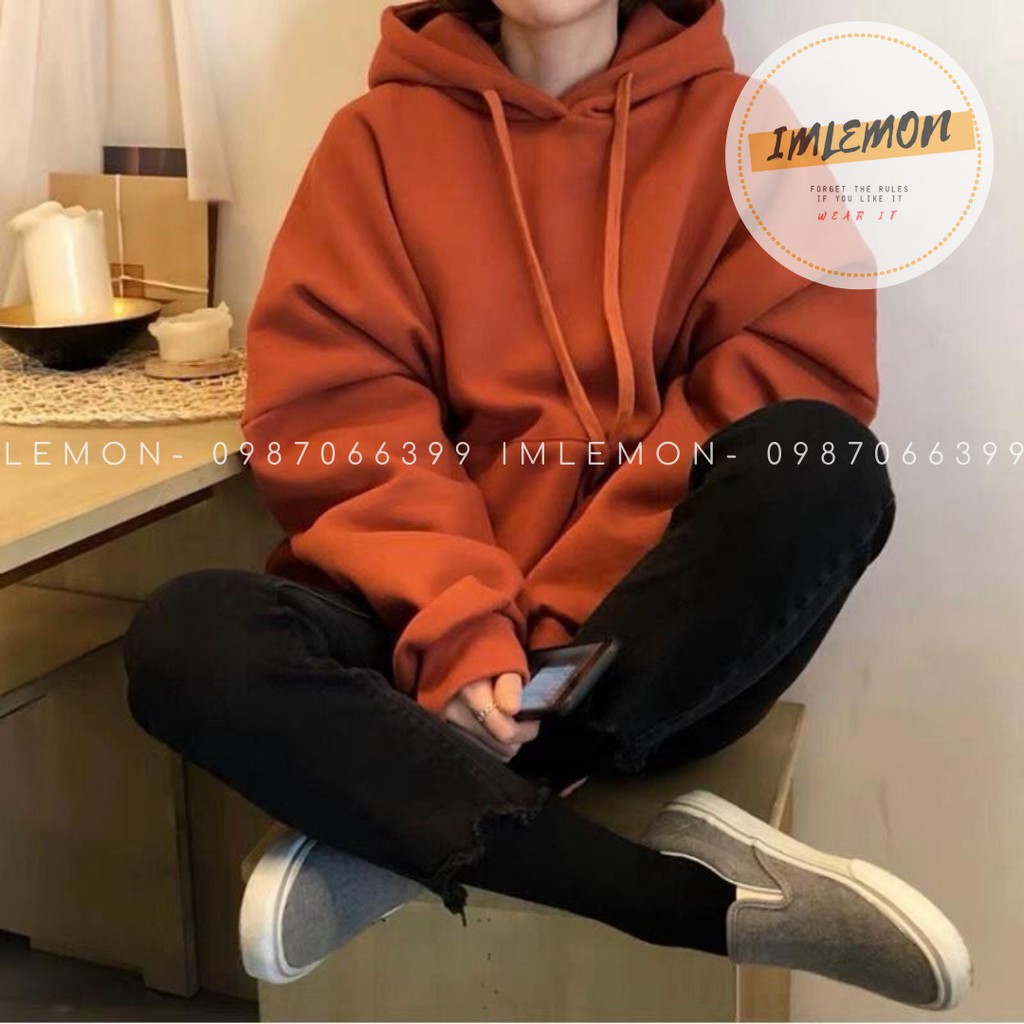 Áo Hoodie BASIC NHIỀU MÀU Trơn Team Couple Nỉ 100% Cotton SIÊU HOT