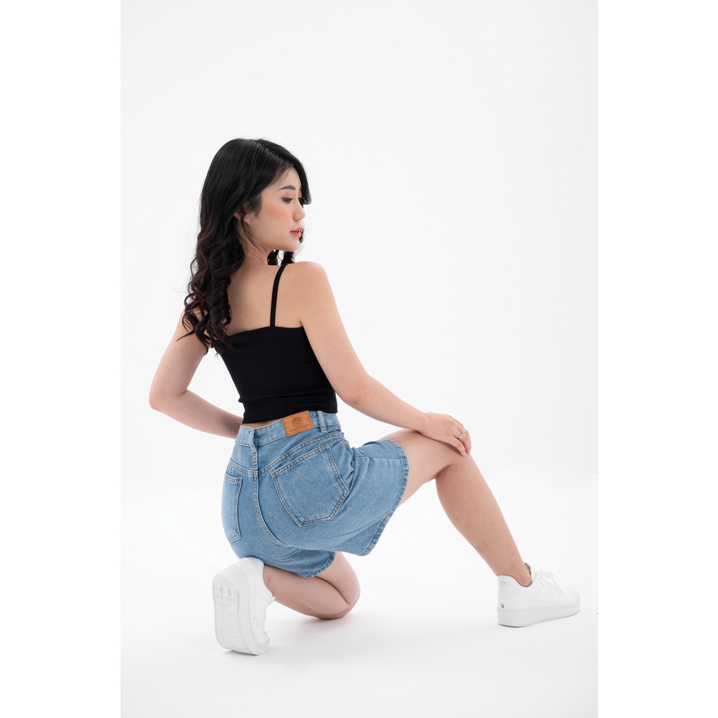 Áo croptop nữ hai dây thời trang YANDO-Chất liệu Thun thun borip - co giãn 2 màu Đen Trắng | BigBuy360 - bigbuy360.vn