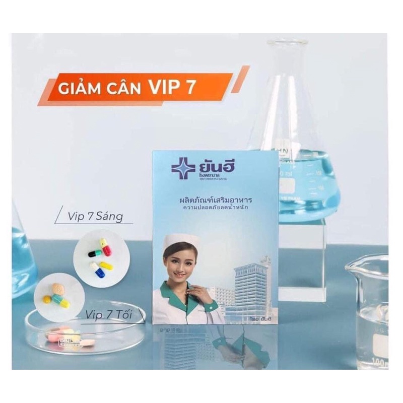 Giảm cân Yanhee Vip 7 Thái lan ( 1 tuần giảm 2-3kg)