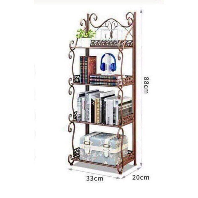 KỆ SÁCH 4 TẦNG SƠN TĨNH ĐIỆN