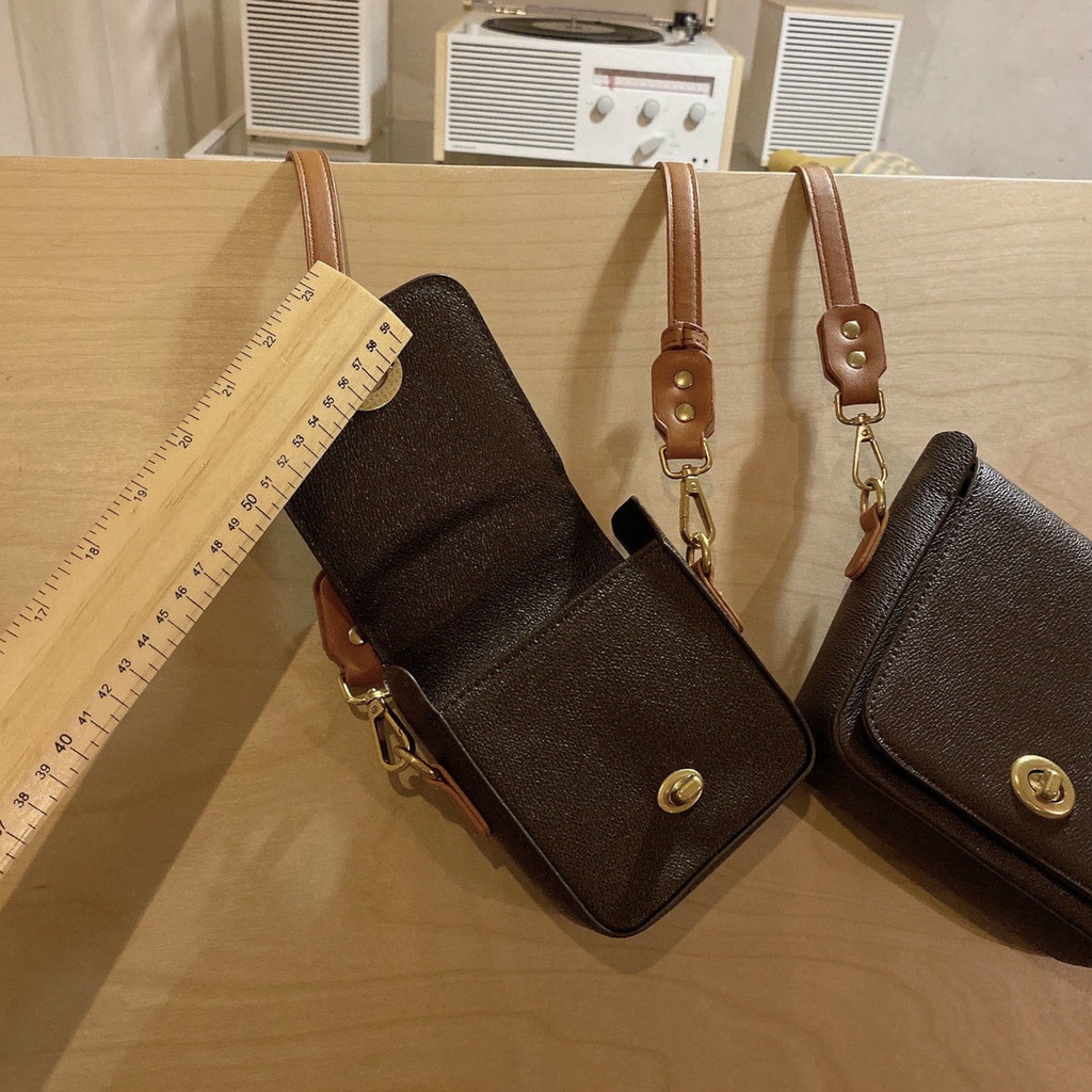 Túi hộp vuông túi đeo vai túi đeo chéo mini nữ túi kẹp nách