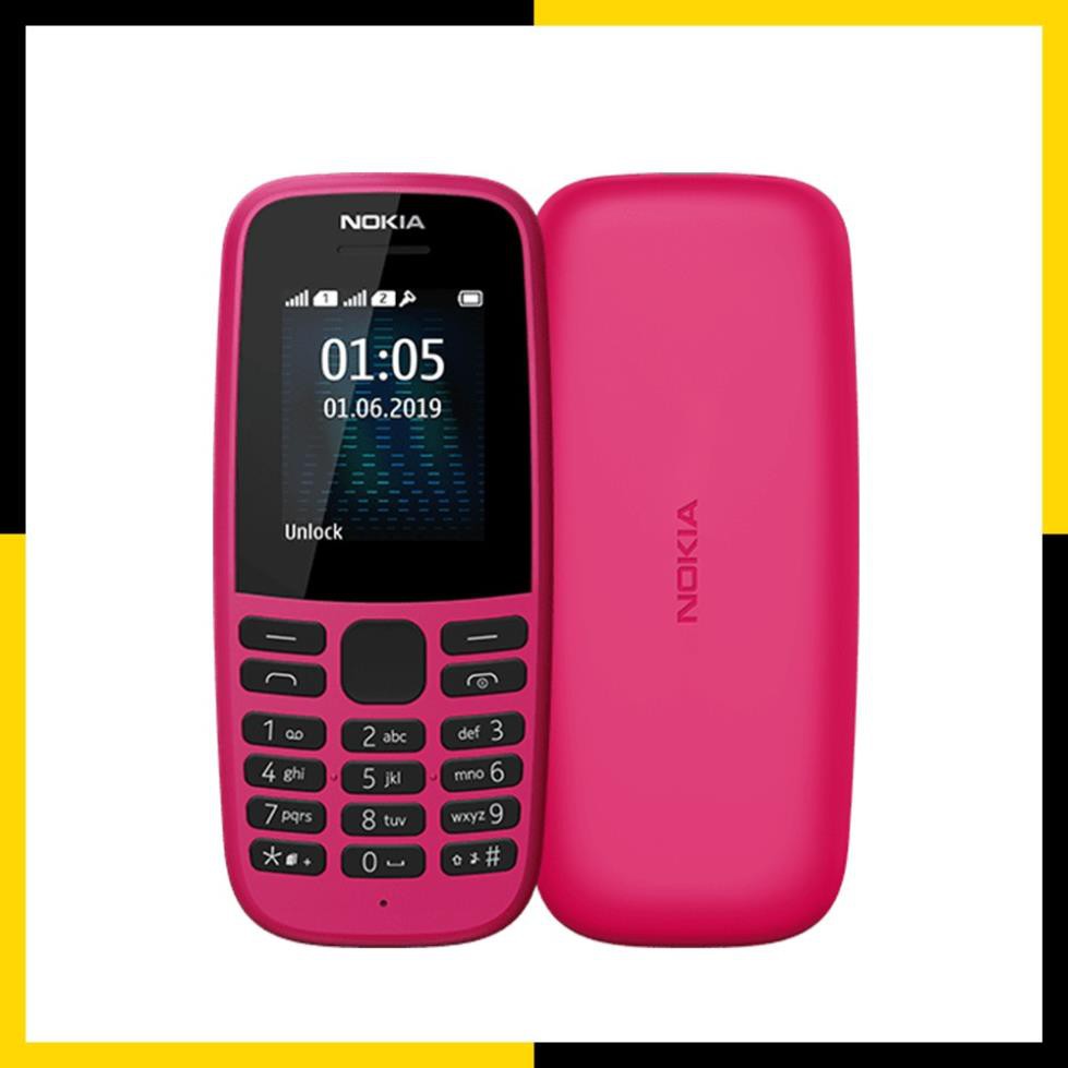 [Mã ELFLASH5 giảm 20K đơn 50K] Điện thoại Nokia 105 1 SIM (2019) - Hàng Chính Hãng - Nguyên Seal [ HÀNG TỒN KHO ]