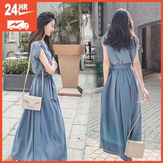 Đầm Chiffon Dáng Dài Phong Cách Phương Tây Thời Trang Mùa Hè Hàng Mới 2022