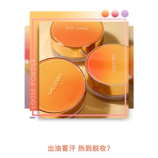 [Hàng mới về] Phấn Phủ SHE LOVES Dạng Bột Có Lõi Kiểm Soát Dầu Che Khuyết Điểm Chống Nước Nội Địa Trung