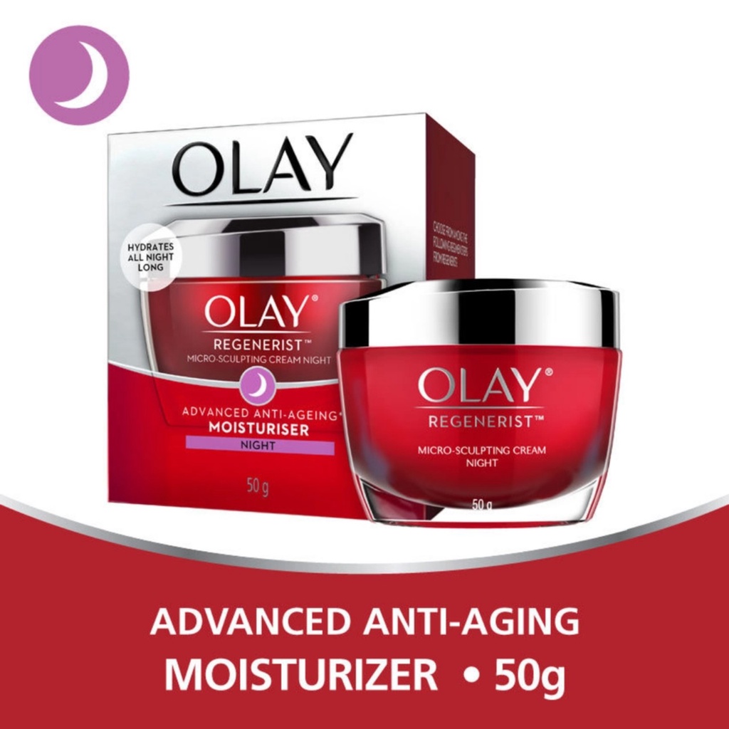 Kem Dưỡng Ban Đêm Olay Regenerist Ngừa Lão Hóa 50g Olay Regenerist Micro-Sculpting Cream Night