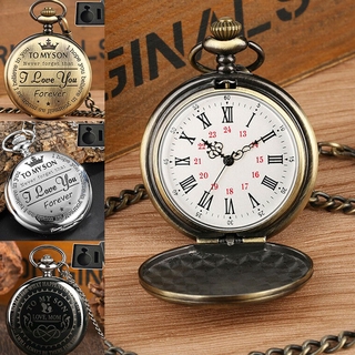 Đồng hồ quả quýt số La Mã phong cách vintage độc đáo
