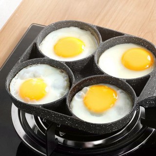 Chảo đá chống dính chia 4 ngăn