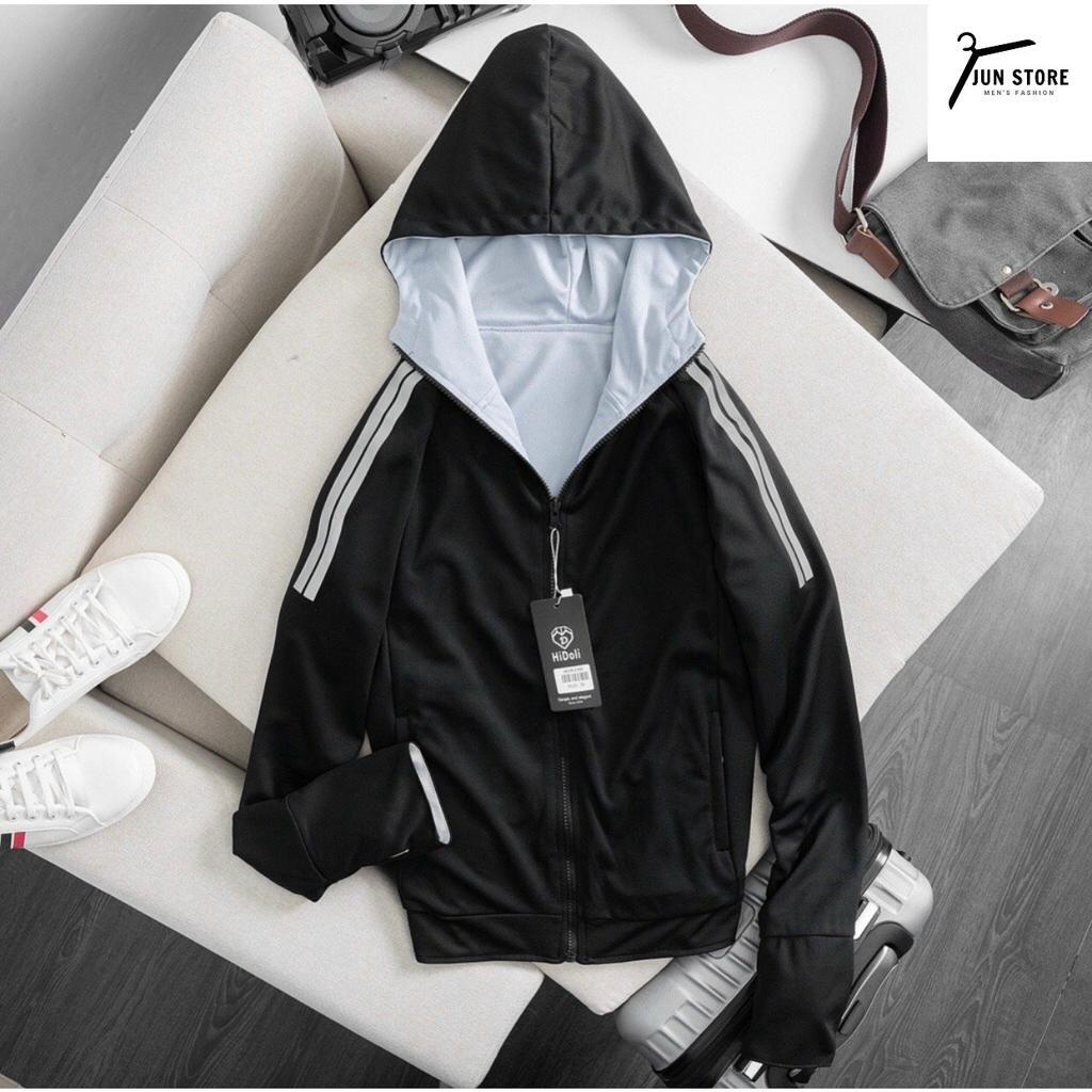 Áo chống nắng nam Hàn Quốc vải kim cương 2 mặt chống tia UV chống tia cực tím JFS