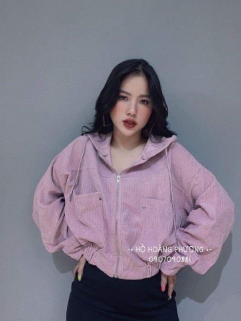 Áo khoác nhung 2 túi to có khoá kéo về đủ màu nhé(có clip) | BigBuy360 - bigbuy360.vn
