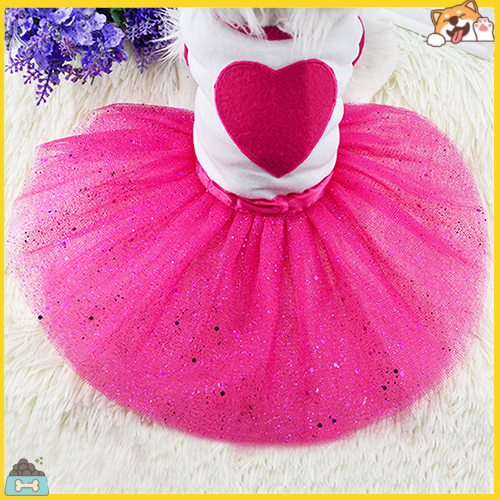 Đầm xòe công chúa xinh xắn cho thú cưng