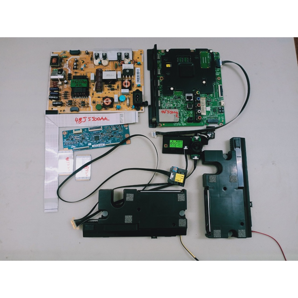 Bo Mạch 43J5500, Bo nguồn,Bo xử lý vỉ chính & Phụ Kiện tivi Samsung 43J5500AK Hàng bóc máy zin Chính