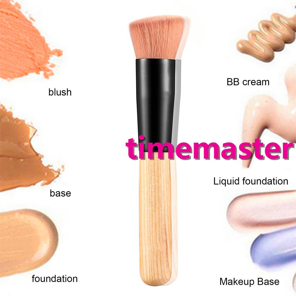 [Hàng mới về] Cọ trang điểm sợi fiber mềm mịn đầu xiên thích hợp cho phấn phủ