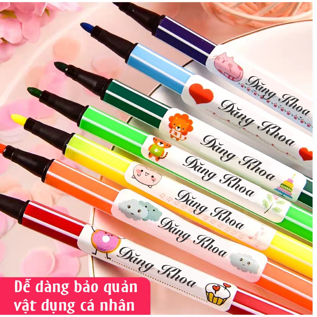 Nhãn tên Sticker tên riêng cá tính- Doraemon dễ thương (size nhỏ)