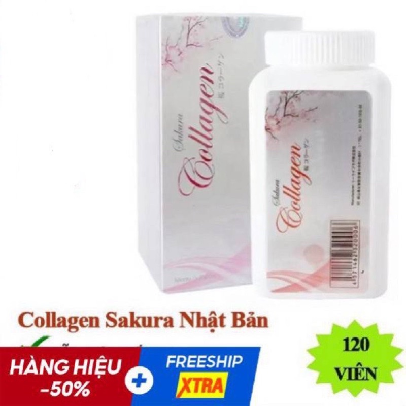 Viên Uống Collagen Sakura Của Nhật 60.000mg - Viên Uống Làm Đẹp Da, Chống Lão Hoá