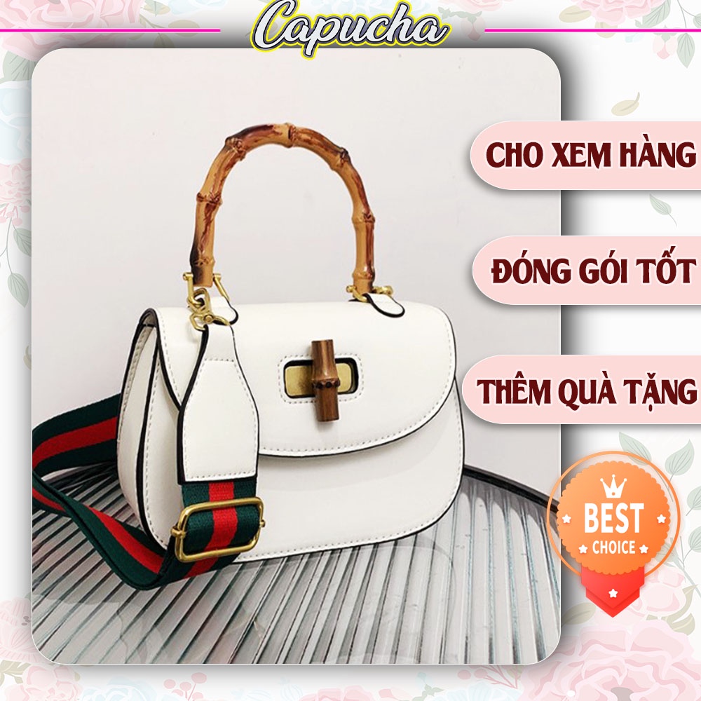 Túi xách nữ đeo chéo giá rẻ đẹp phong cách Hàn Quốc Capucha T161 bamboo 1947