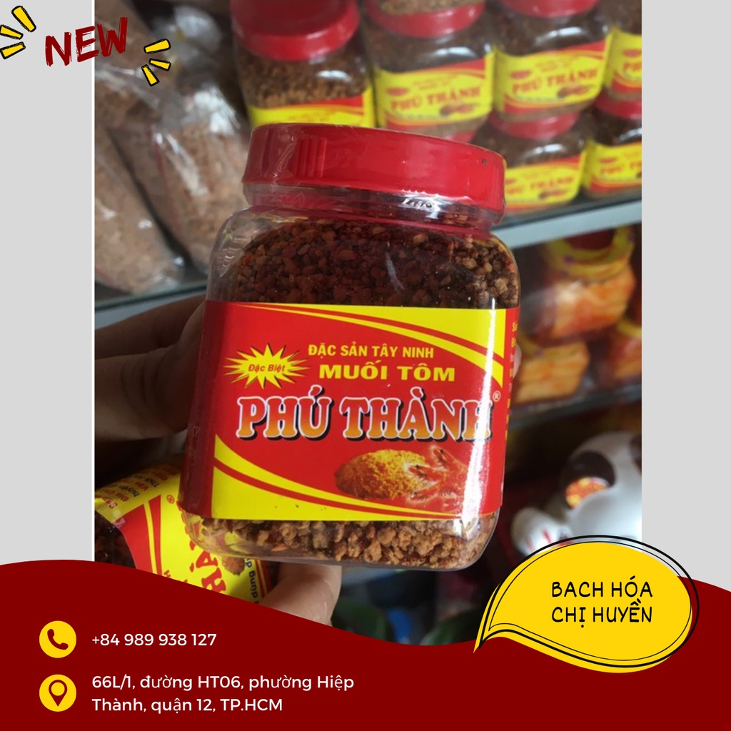 Muối Tôm Tây Ninh - Chính Gốc TN - Phú Thành