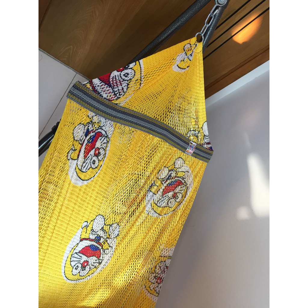 Lưới võng CỠ ĐẠI hình đôrêmon cao cấp, Lưới võng size người lớn, loại lớn, Lưới võng xếp dày rộng, lưới võng 2 lớp | BigBuy360 - bigbuy360.vn