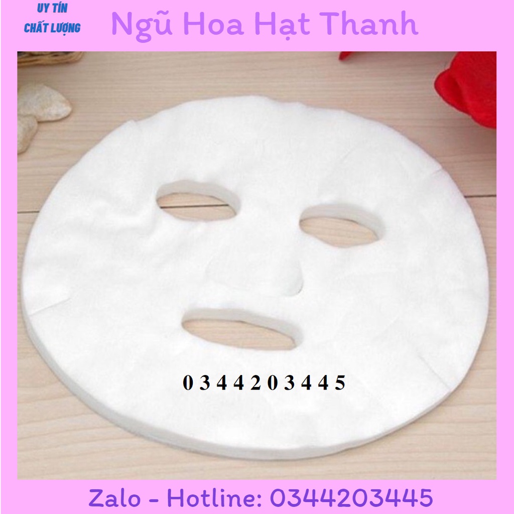 Mặt nạ giấy dùng trong spa gói 100 miếng dùng lót cho mặt nạ bột
