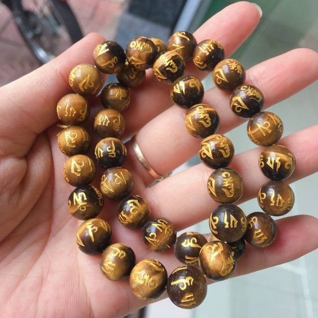 Vòng tay chạm kinh phật (ommani)