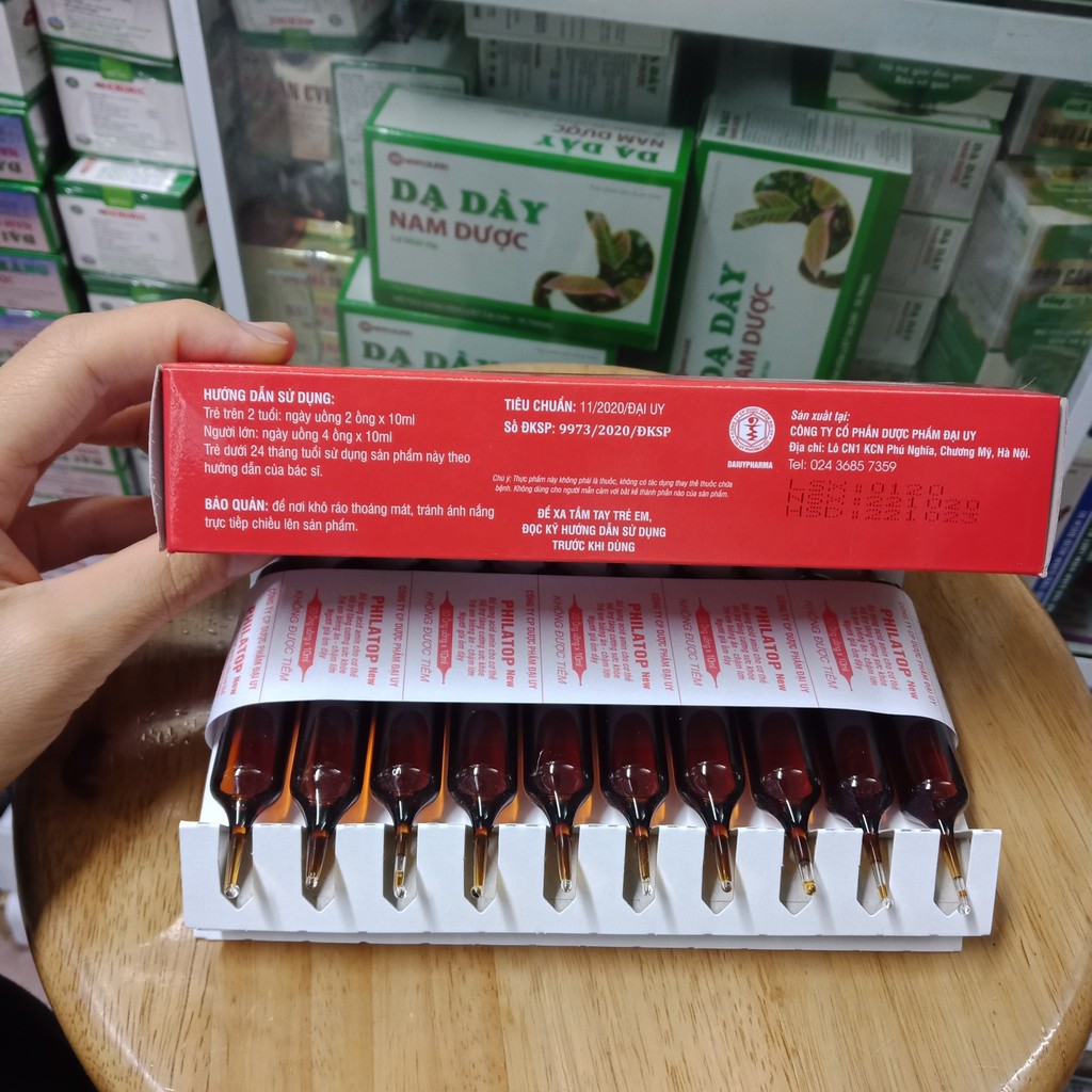 PHILATOP NEW HỘP 20 ỐNG THUỶ TINH BỔ SUNG ĐẠM TỔNG HỢP | BigBuy360 - bigbuy360.vn