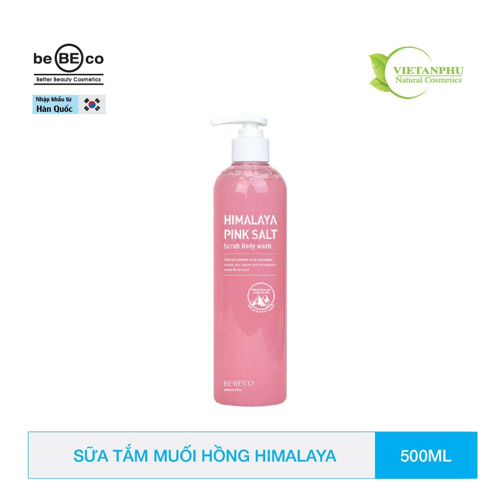 Sữa tắm Muối Hồng Bebeco Himalaya Pink Salt