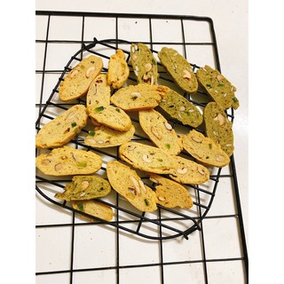 Bánh BISCOTTI Nguyên Cám 100% Bánh Ngũ Cốc Nướng Ăn Kiêng Không Đường