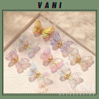 ( 1 Cái ) Phụ Kiện Nail, Charm Hình Bướm Đá Chuyển Động Cực Xinh - Vani Store [KIRA0058]