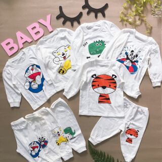 Combo 5 Bộ mông thú dài tay cho bé
