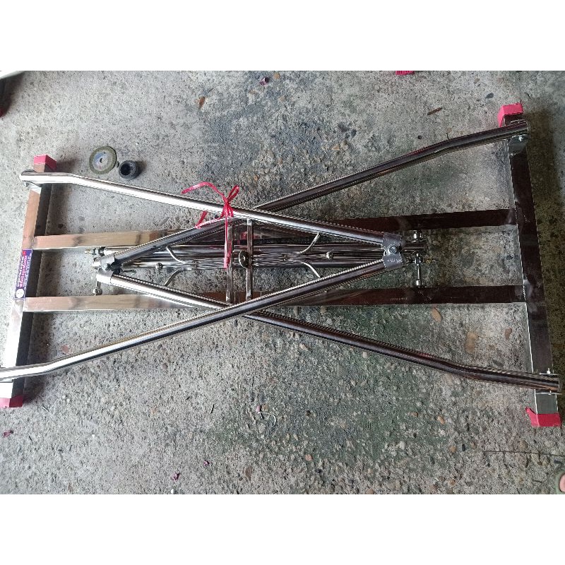 Khung võng inox phi 40 sáng bóng không gỉ