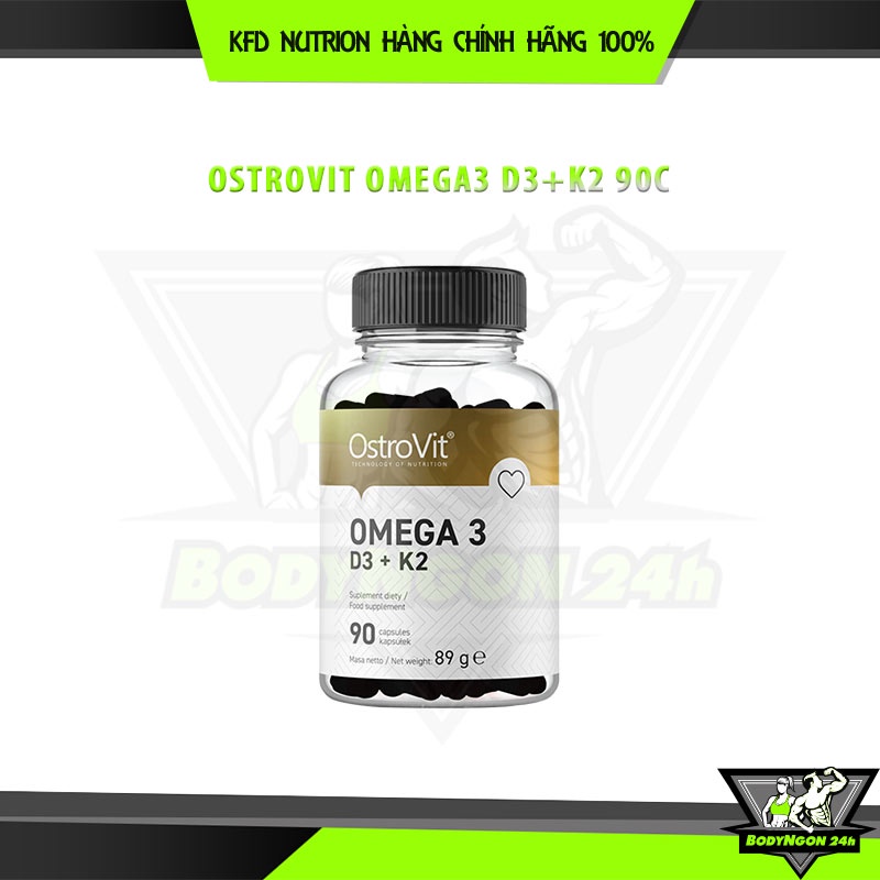 Omega Viên Uống Hỗ Trợ Tăng Cường Trí Nhớ Chắc Khỏe Xương Khớp Phát Triển Chiều Cao Omega3 Ostrovit Omega 3 D3 K2