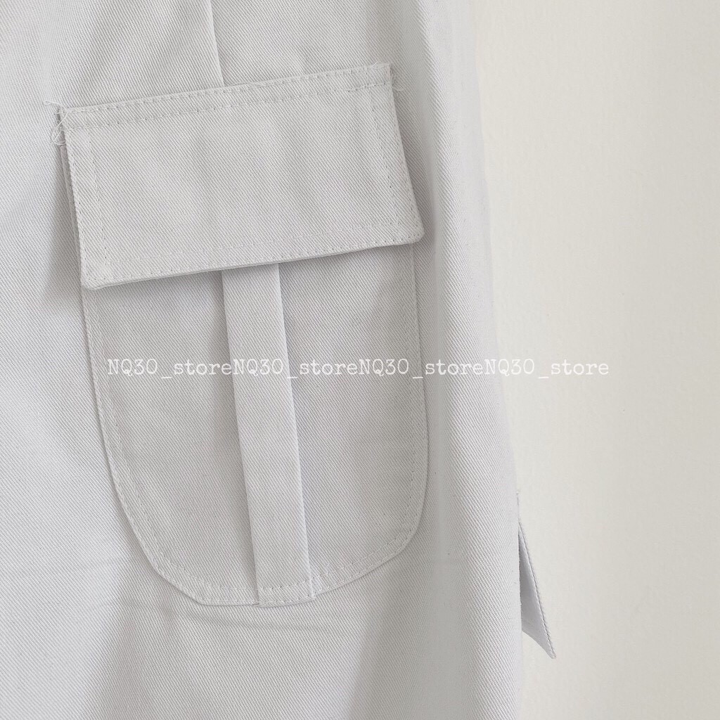 [ Mã FAMAYWA giảm 10K đơn 50K] Quần kaki trắng túi hộp chun gấu/ Quần Kaki Trắng - Quần Jogger Kaki Túi Hộp Trơn | BigBuy360 - bigbuy360.vn