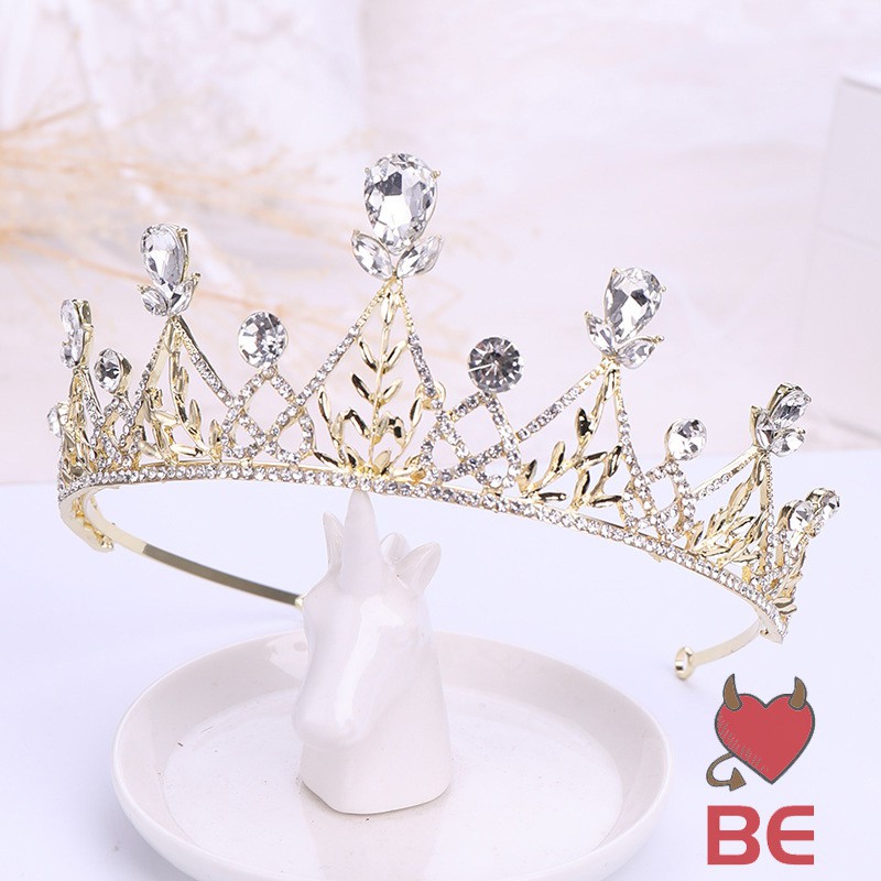 YADORNOS Vương miện đính đá sang trọng cho cô dâu