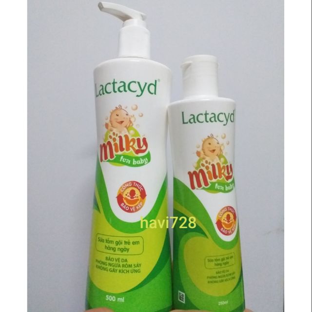 Tắm gội Lactacyd 250ml và 500ml